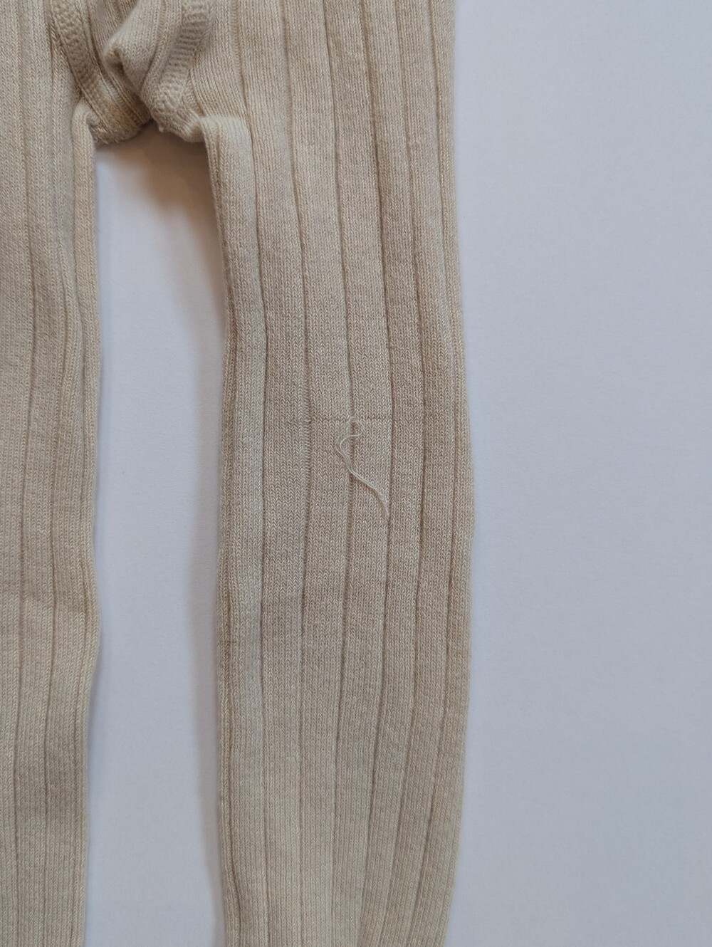 Condor Ribbed Tights Linen 2 - Picture 3 of 5
